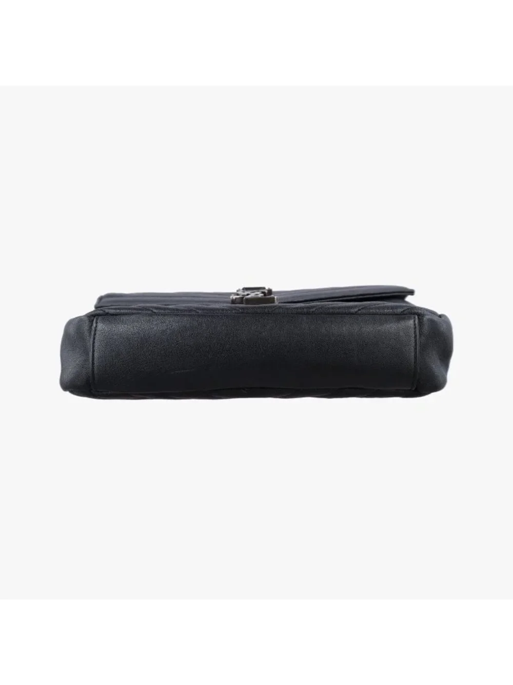 Saint Laurent Carre Black Leather Shoulder Bag
